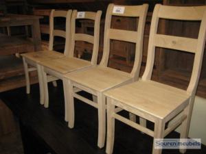 Eiken stoel, eikenhouten stoelen (6)